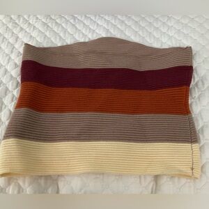 Striped Knit tube top in Earth Tones